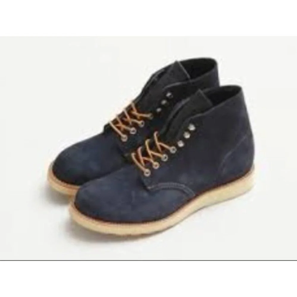 NEW 2013 Red wing x Concepts Plain Toe Boot 8821 Mens 9D Blue Suede Lace Up RARE